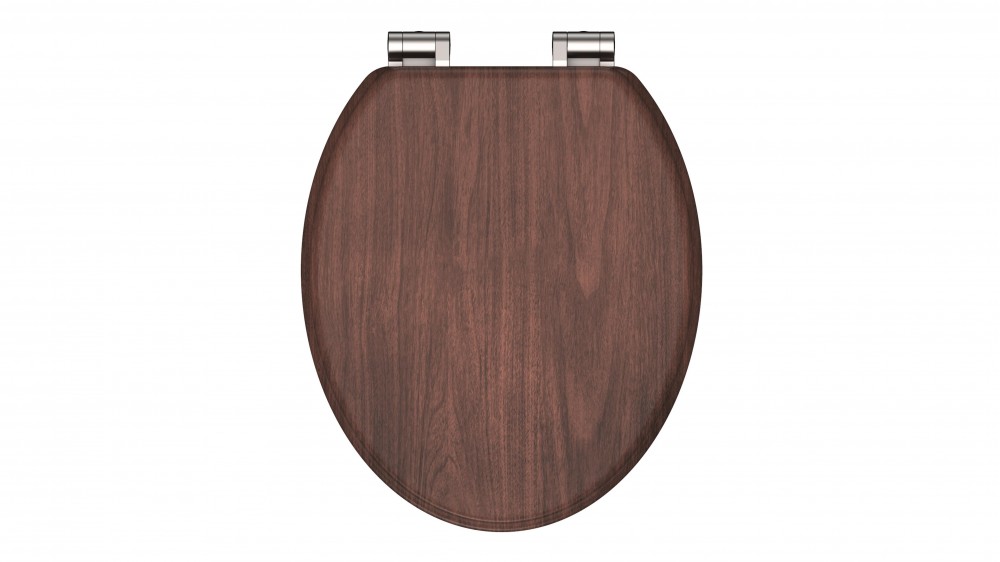 MDF WC-Sitz DARK WOOD, mit Absenkautomatik MDF WC-Sitz DARK WOOD, mit Absenkautomatik
