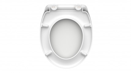 Duroplast WC-Sitz WHITE, mit Absenkautomatik und Schnellverschluss