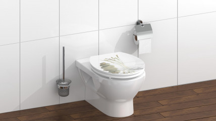 MDF High Gloss WC-Sitz BALANCE, mit Absenkautomatik