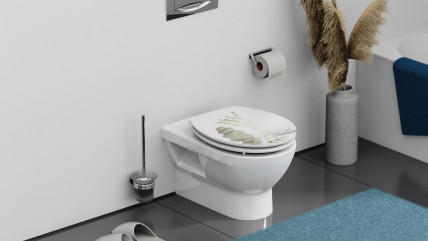 MDF High Gloss WC-Sitz BALANCE, mit Absenkautomatik