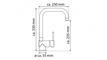 Spültischarmatur FUTURA, Chrom