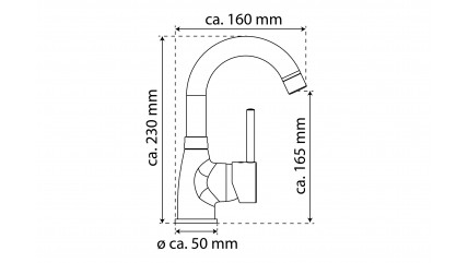 Waschtischarmatur FUTURA, Chrom