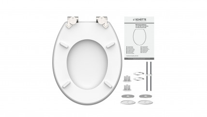 MDF High Gloss WC-Sitz POLAR LIGHTS, mit Absenkautomatik