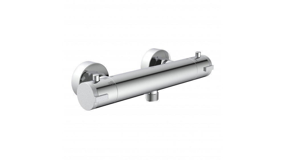 Thermostat Duscharmatur CLAUDIO, Chrom Thermostat Duscharmatur CLAUDIO, Chrom