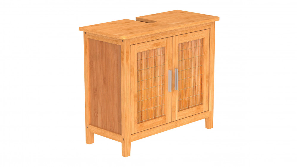 Bambus Waschbeckenunterschrank Bambus Waschbeckenunterschrank