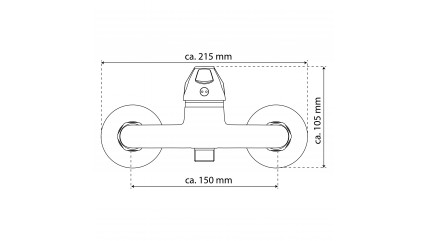 Duscharmatur SPEED, Weiß