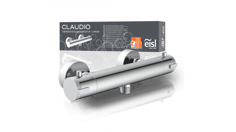 Thermostat Duscharmatur CLAUDIO, Chrom Thermostat Duscharmatur CLAUDIO, Chrom