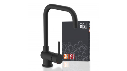 Spültischarmatur FUTURA, Schwarz matt, Niederdruck