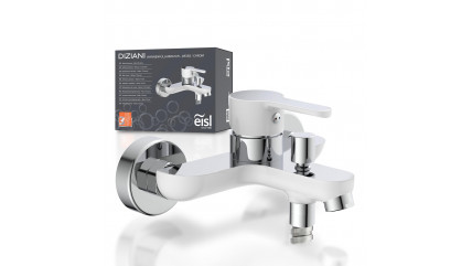 Wannenfüllarmatur DIZIANI, Weiß/Chrom