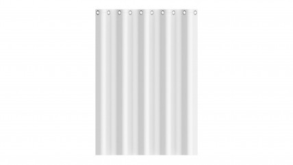 Duschvorhang, weiß