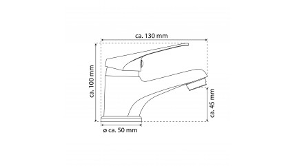 SPEED Waschtischarmatur, Weiß