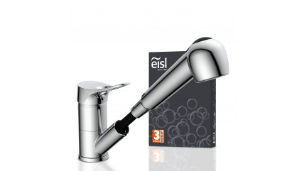 VERONA Spültischarmatur, Chrom, mit herausziehbarer Geschirrbrause