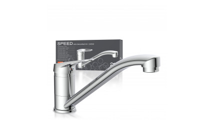 Spültischarmatur SPEED, schwenkbarer Auslauf, Chrom