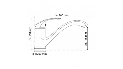 Spültischarmatur RIMINI, Chrom