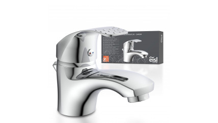 Waschtischarmatur Roma, Einhebelmischer mit Ablaufgarnitur, Chrom