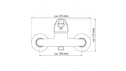 VERONA Duscharmatur, Chrom