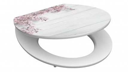 MDF WC-Sitz FLOWERS AND WOOD