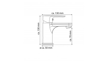 Waschtischarmatur CLAUDIO, Chrom