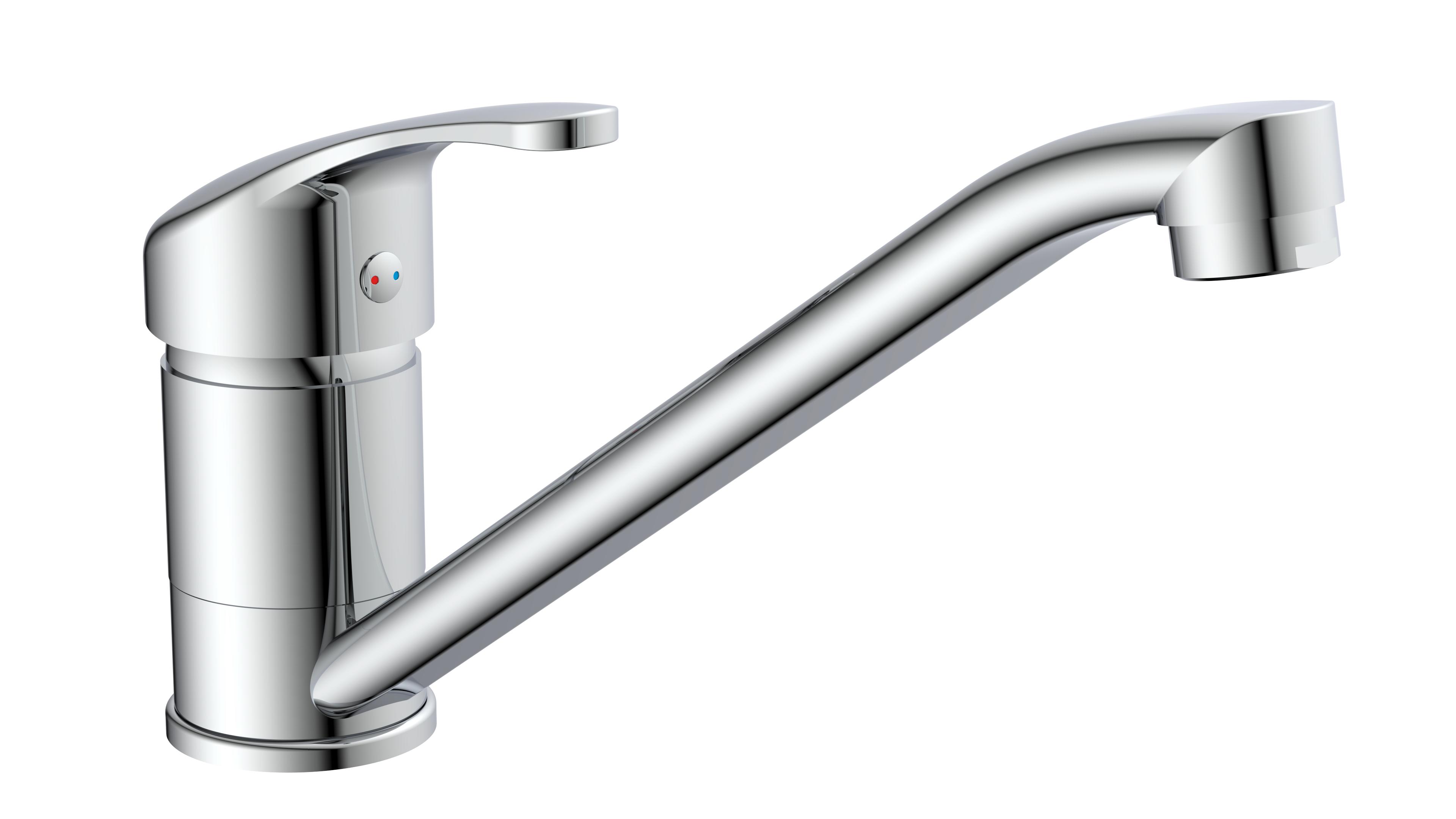 EISL Spültischarmatur GRANDE VITA CLASSIC, Chrom, Wasserhahn mit schwenkbarem Auslauf von 360°, ideal für Doppelspülbecken